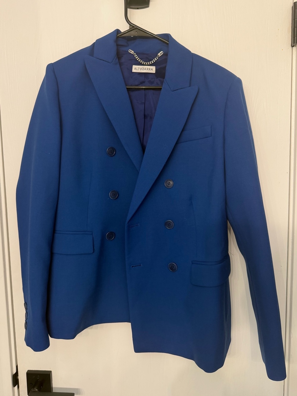 Altuzarra Indiana Double-Breasted Virgin Wool Blazer